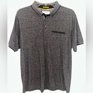 Cactus Man, Ricky Singh‎ mens short sleeve polo slim fit heather grey size XL